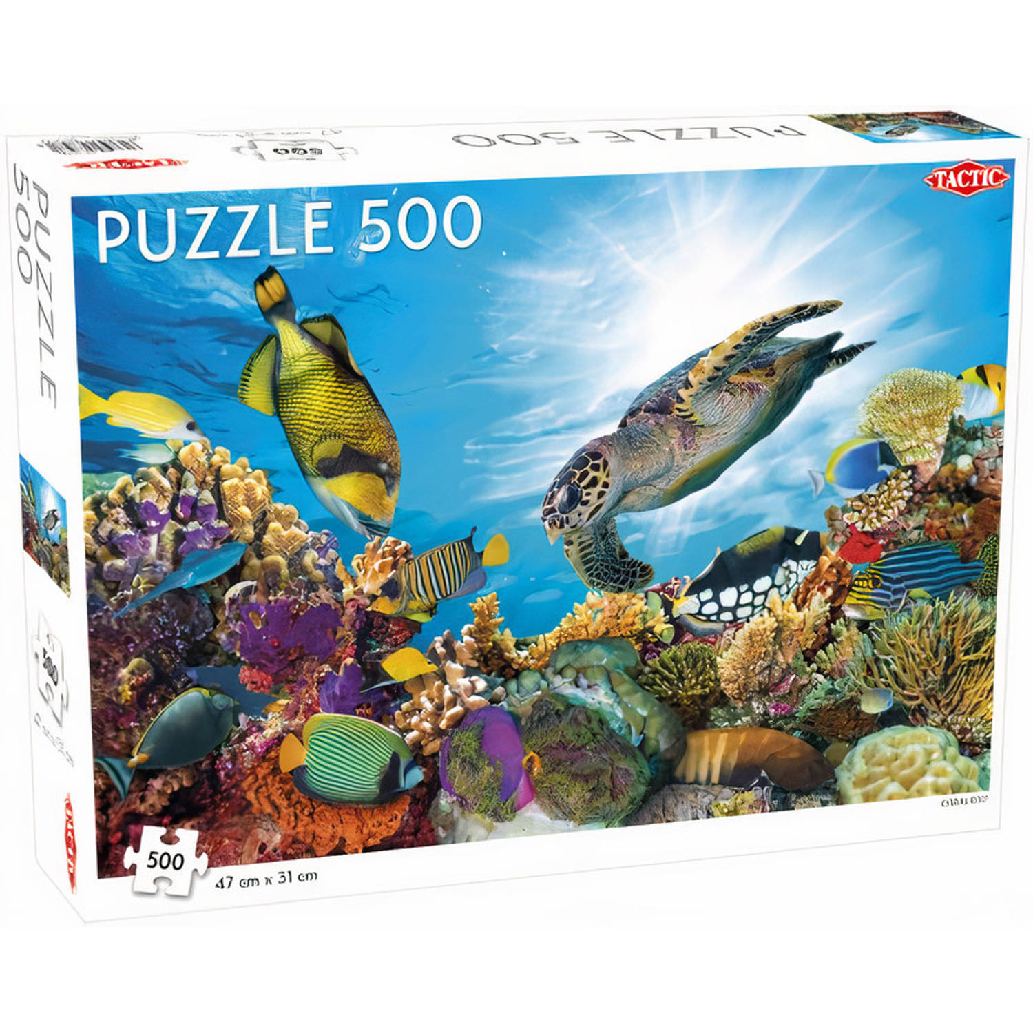 Tactic legpuzzel Animals koraalrif 31 x 47 cm 500 stukjes