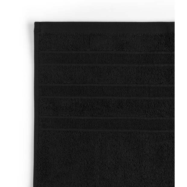 OUTLET BADTEXTIEL - set van 8 - badlaken 70x140 - zwart