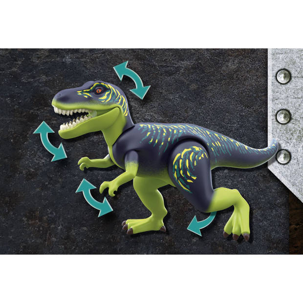 PLAYMOBIL t-rex: gevecht der giganten Dino Rise (70624) 84-delig