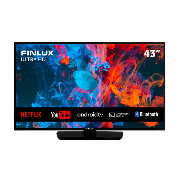 Finlux FL4335UHD UHD Android 43 inch Smart TV met ingebouwde Chromecast