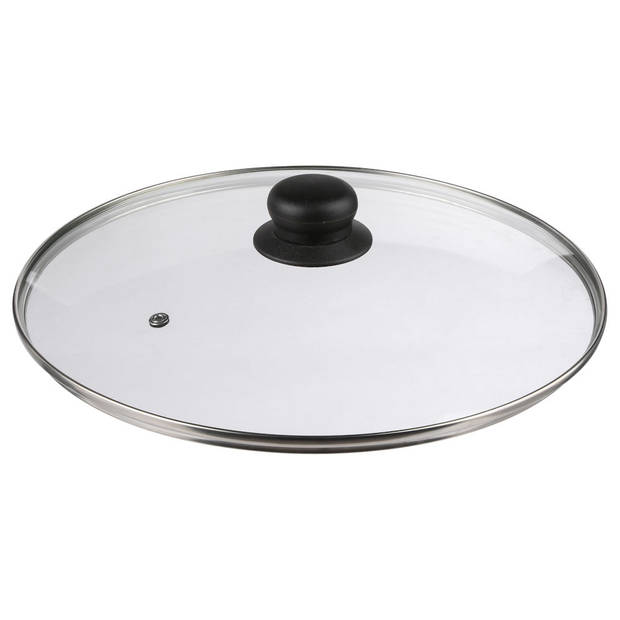 Decopatent® Universele Glazen Pan deksel - Ø30 cm - Ronde Pandeksel