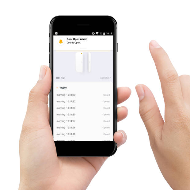 Smart Zigbee raam/deur sensor Alecto Wit