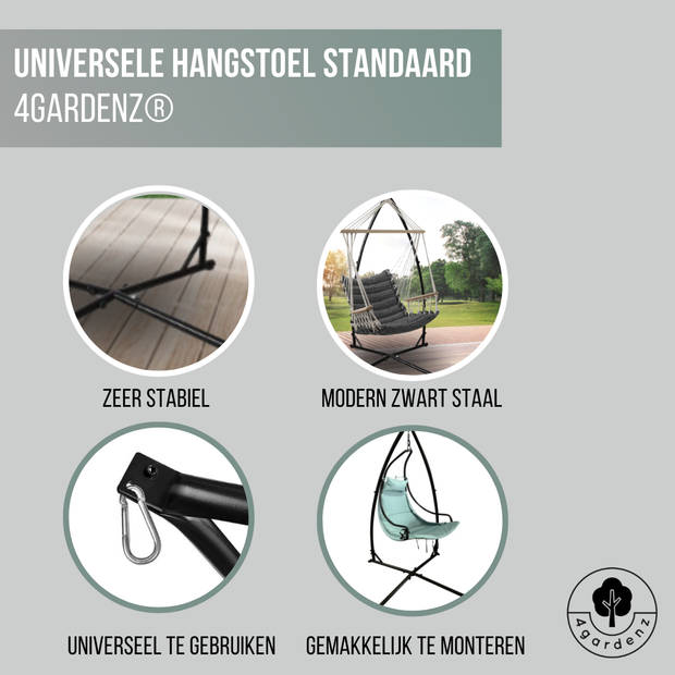 4gardenz® universele Hangstoel Standaard 112x210 cm - max 150kg