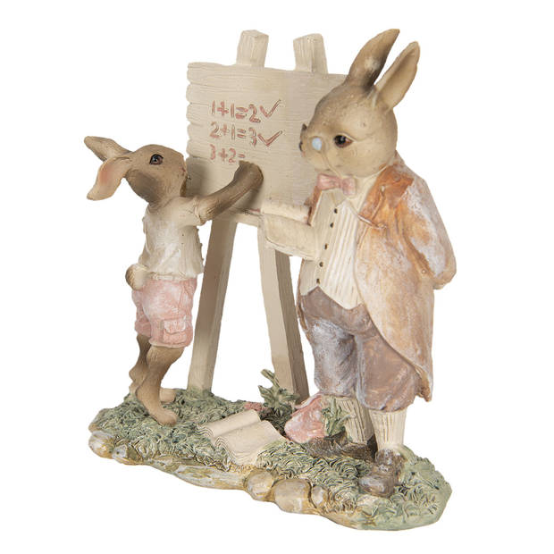 Clayre & Eef Multi Decoratie konijnen 18*9*19 cm 6PR3309