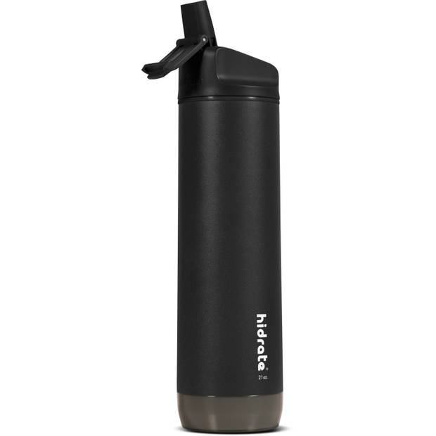 Hidrate Spark Steel Smart Waterfles - 620 ml - Straw - Black