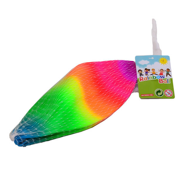 Johntoy regenboogbal Outdoor Fun rubber 20 cm