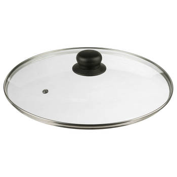 Decopatent® Universele Glazen Pan deksel - Ø28 cm - Ronde Pandeksel
