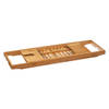 Decopatent® Luxe Badplank - Badrekje - Uitschuifbaar 70 tot 105 cm -