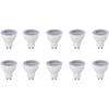 LED Spot 10 Pack - GU10 Fitting - Dimbaar - 6W - Helder/Koud Wit 6400K