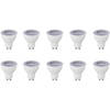 LED Spot 10 Pack - GU10 Fitting - Dimbaar - 6W - Warm Wit 3000K