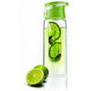 Asobu drinkfles Infuse Flavour 600 ml transparant/groen