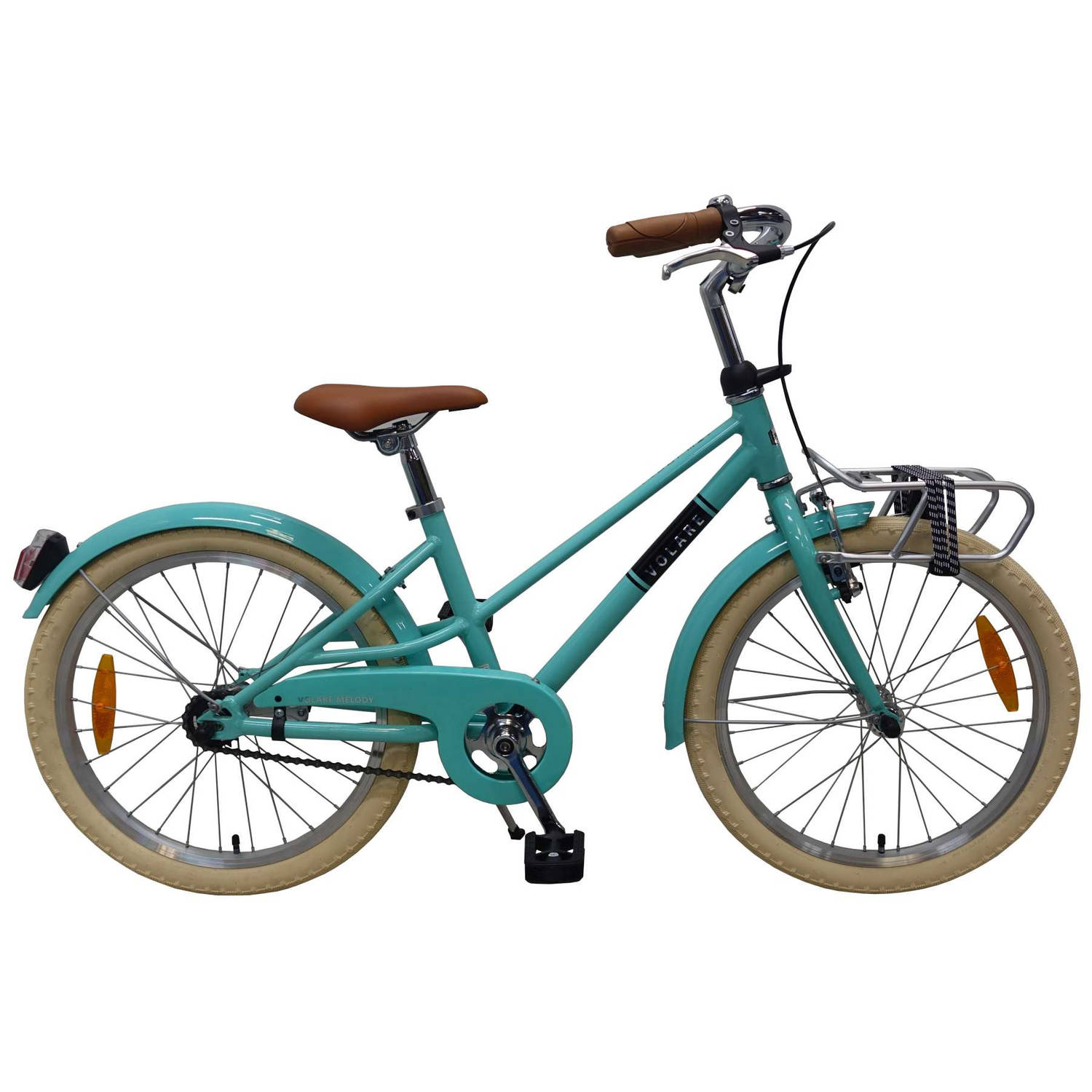 Volare Melody 20 Inch 31,75 cm Meisjes Terugtraprem Turquoise
