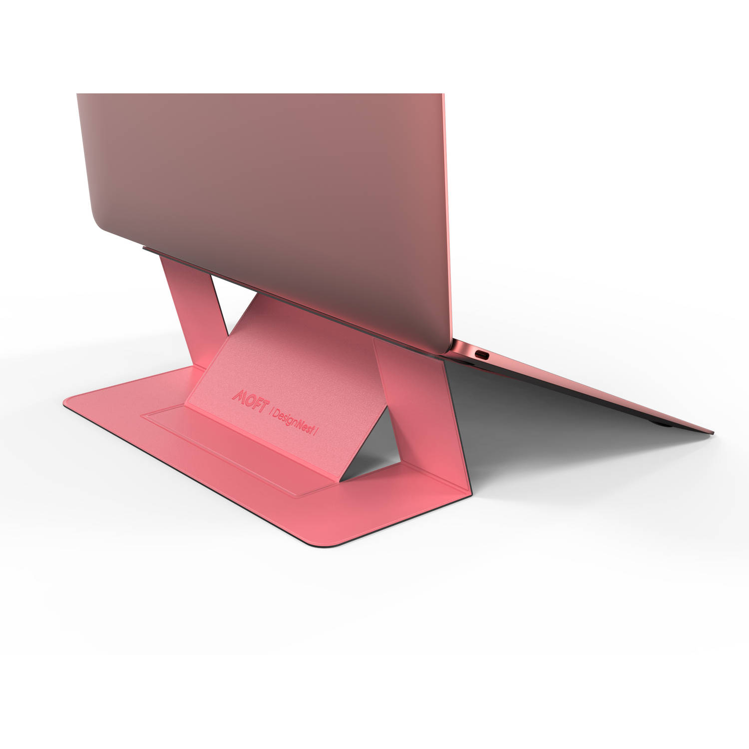 Moft Laptopstandaard Roze Opvouwbaar Draagbare En Verstelbare Laptop Stand Laptop Verhoger