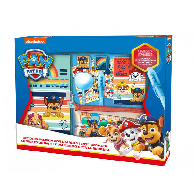 Nickelodeon schrijfset Paw Patrol junior papier/hout 15-delig