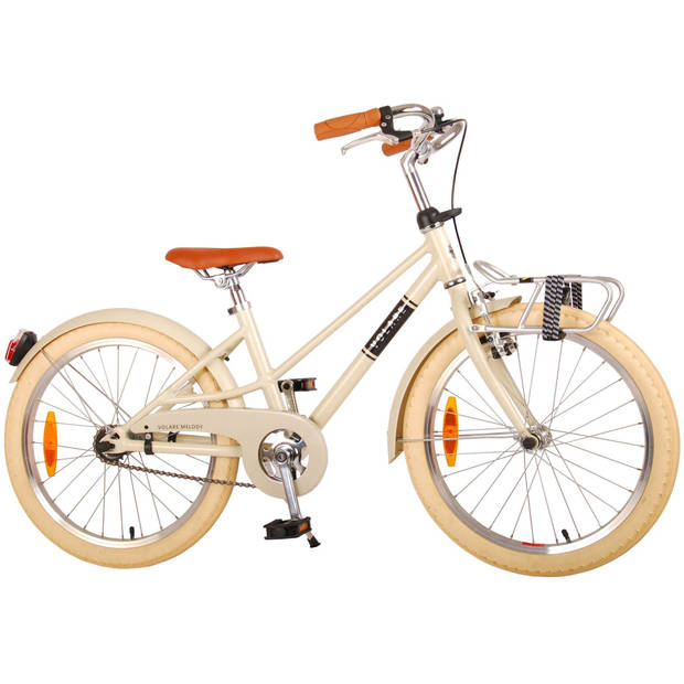 Volare Melody Kinderfiets - Meisjes - 20 inch - Zand - Prime Collection