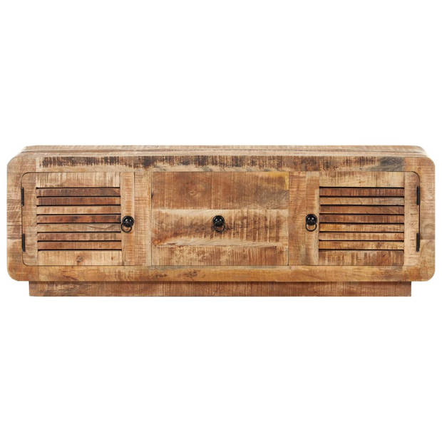 The Living Store Houten TV-meubel - 120 x 30 x 40 cm - klassieke stijl