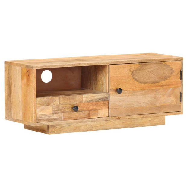 vidaXL Tv-meubel 90x30x35 cm massief mangohout