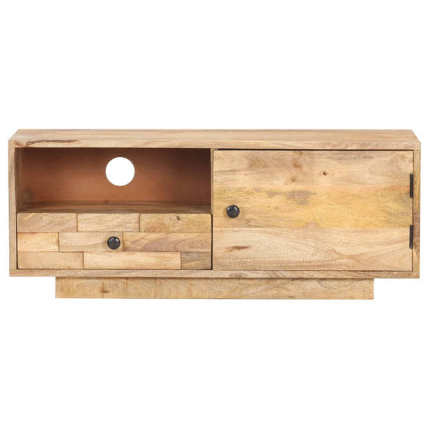 vidaXL Tv-meubel 90x30x35 cm massief mangohout