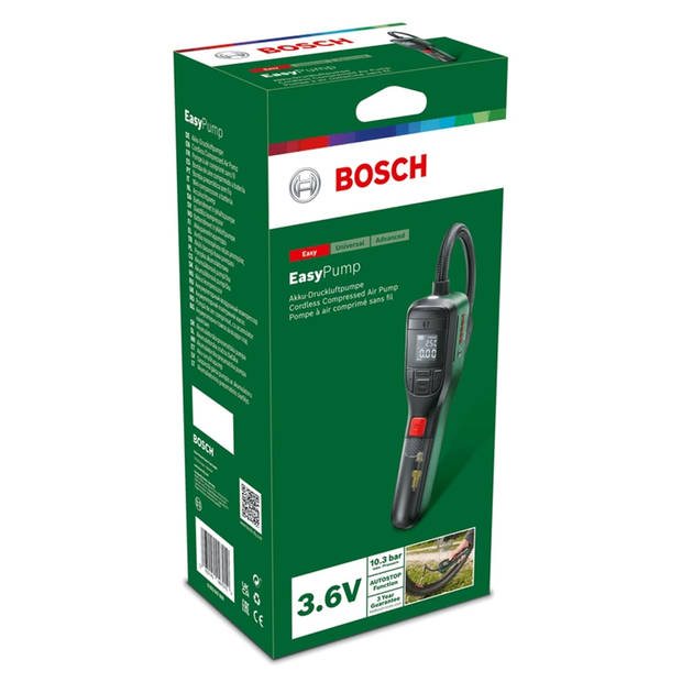 Bosch acculuchtpomp EasyPump 10,3 bar 21 x 10 cm groen/zwart