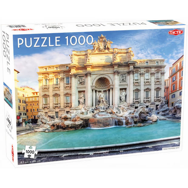 Tactic legpuzzel Trevi Fontein 48 x 67 cm karton 1000 stukjes