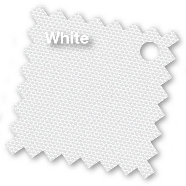 Platinum Riva stokparasol 2,5 m. rond - White