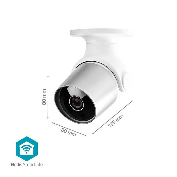 Nedis SmartLife Camera voor Buiten - WIFICO11CWT