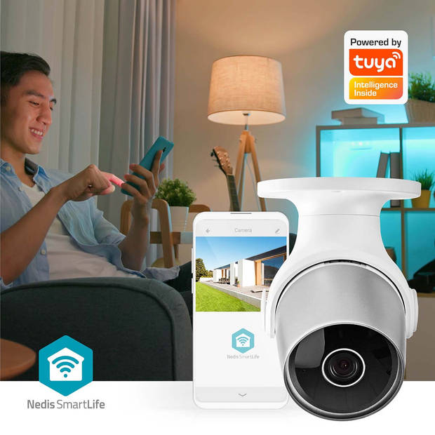 Nedis SmartLife Camera voor Buiten - WIFICO11CWT