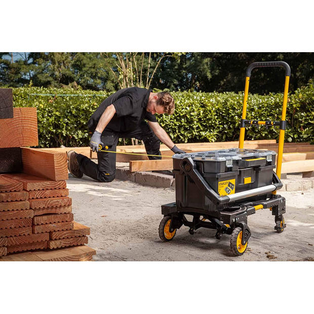 Stanley SXWTD-FT585 2-in-1 Steekwagen en Plateauwagen - Steekkar max. 70KG - Platformwagen max. 137KG - Transportwagen