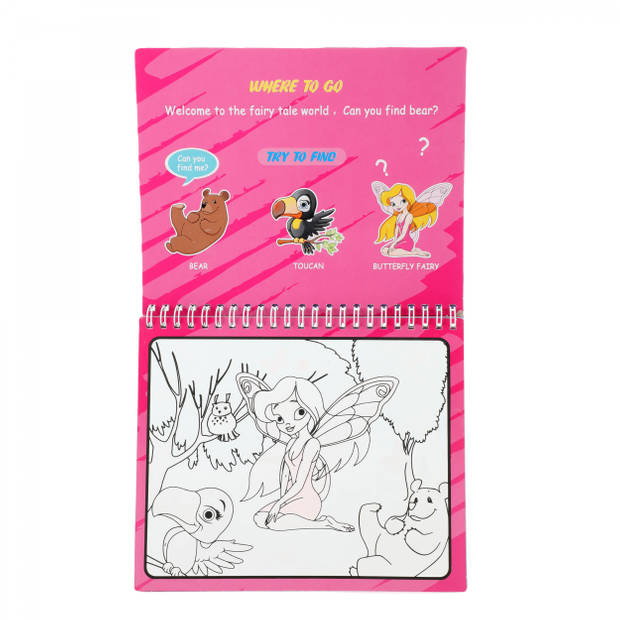 Toi-Toys kleurboek Princess meisjes 20 x 25 cm papier 2-delig