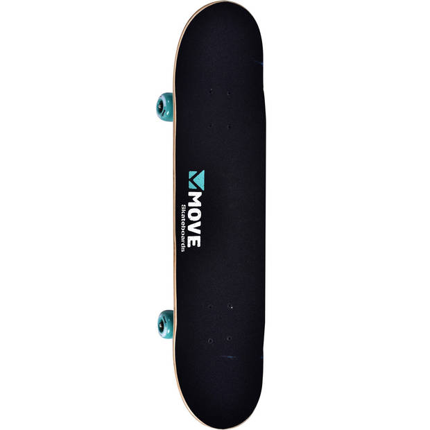 Fila skateboard Cube 20 x 79 cm Abec 7 zwart/turquoise