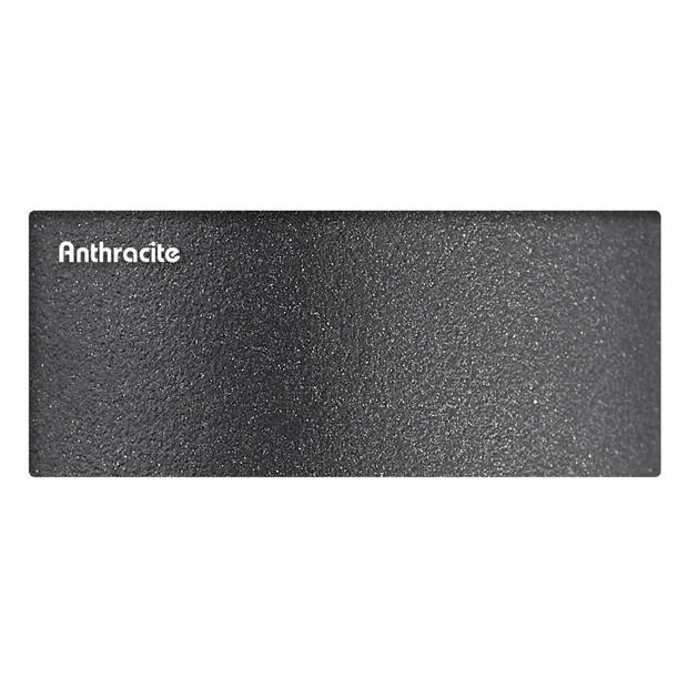 Platinum Riva stokparasol 3 m. rond - Premium - Faded black