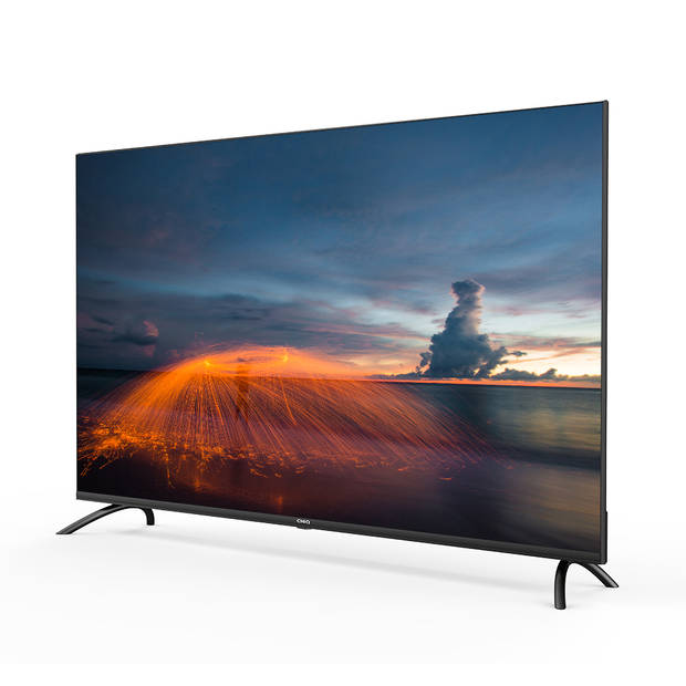CHiQ U43H7L - 43 inch UHD 4K LED Smart TV - Netflix 5.1, Youtube, Amazon Prime Video - WiFi - Frameless - Dolby Audio