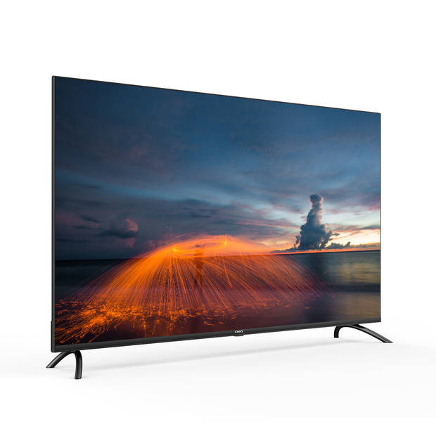 CHiQ U43H7L - 43 inch UHD 4K LED Smart TV - Netflix 5.1, Youtube, Amazon Prime Video - WiFi - Frameless - Dolby Audio