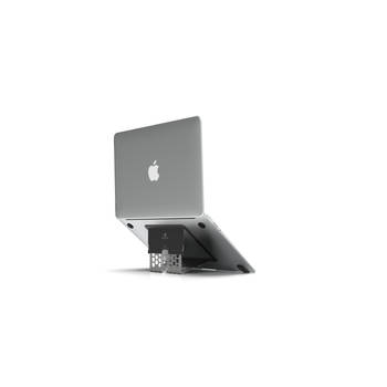 Majextand - Dunste Laptopstandaard - Laptopstand - Zwart - posities - Laptopverhoger