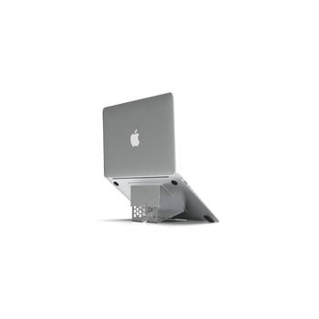 Majextand - Dunste Laptopstandaard - Laptopstand - Zilver - 6 posities - Laptopverhoger