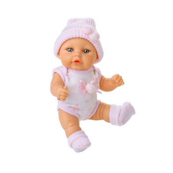 Berjuan babypop kleertjes Mini Baby textiel roze