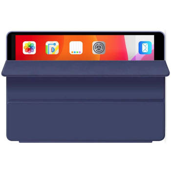 HEM Siliconen iPad Hoes geschikt voor Apple iPad Air 4 & Air 5 (2020/2022) - 10,9 inch - Donkerblauw - Met Stylus Pen