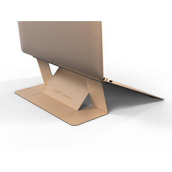 MOFT laptopstandaard - Goud - Opvouwbaar - Draagbare en verstelbare Laptop Stand - Laptop Verhoger