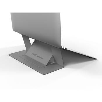 MOFT laptopstandaard - Zilver Grijs - Opvouwbaar - Draagbare en verstelbare Laptop Stand - Laptop Verhoger
