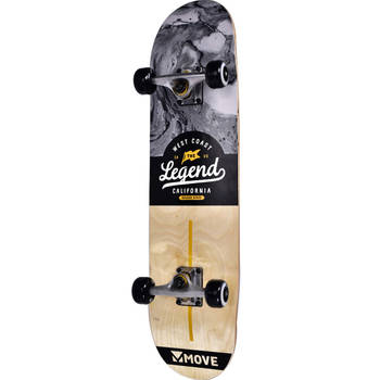 Fila skateboard Legend 79 x 20 cm Abec 7 zwart/grijs