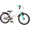 Volare Meisjesfiets Glamour 16 Inch 25,4 cm Meisjes Terugtraprem Wit/Mintgroen