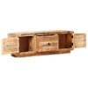 The Living Store Houten TV-meubel - 120 x 30 x 40 cm - klassieke stijl