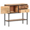 The Living Store Houten Dressoir - 85 x 30 x 80 cm - Industriële uitstraling