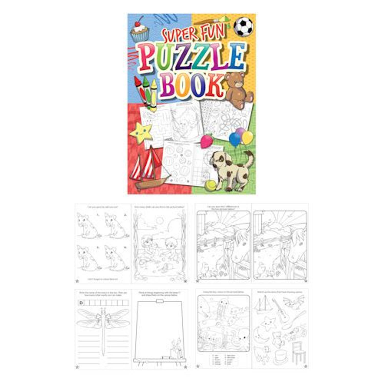 Uitdeelcadeautjes Puzzelboeken Model: Grabbelton (48 Stuks)