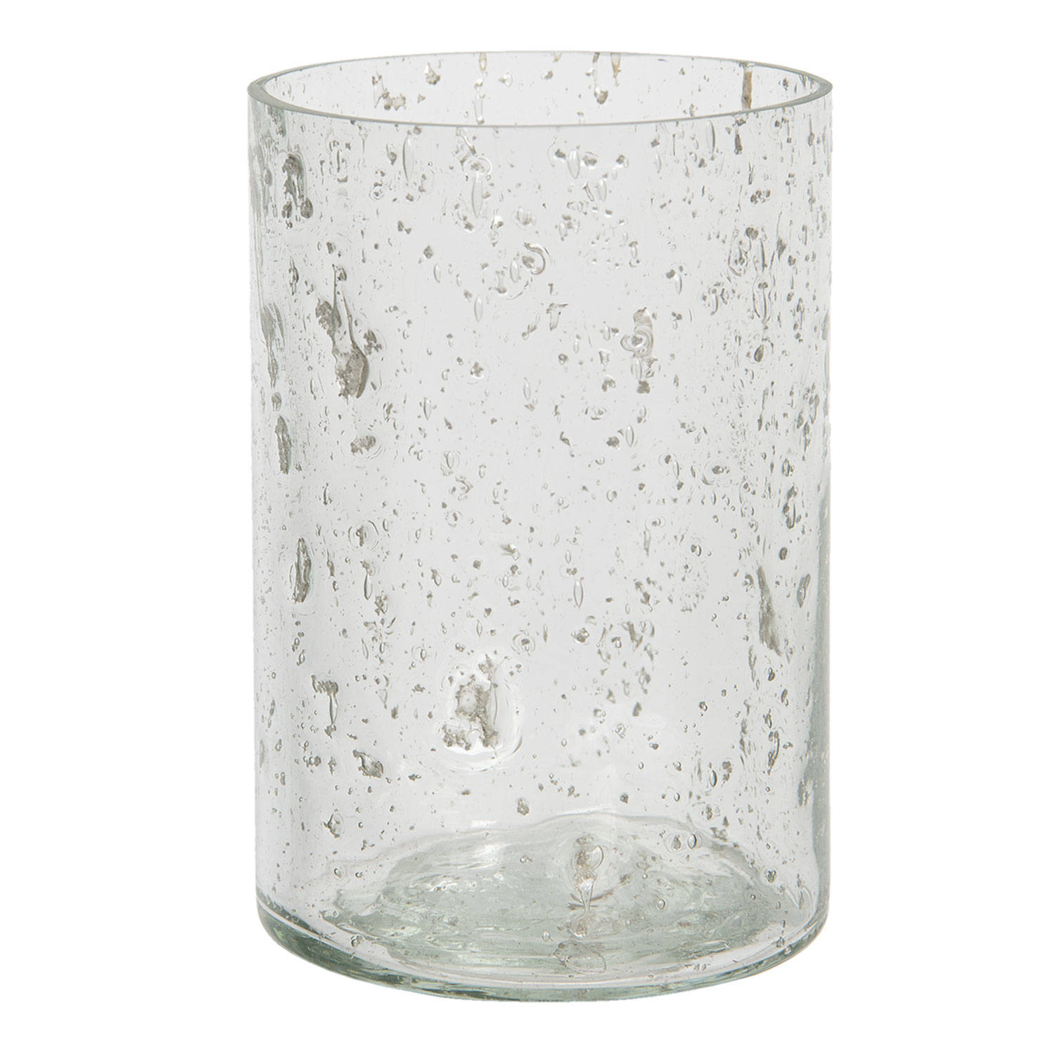 Waxinelichthouder Ø 10*15 Cm Transparant Glas Clayre & Eef 6gl2996