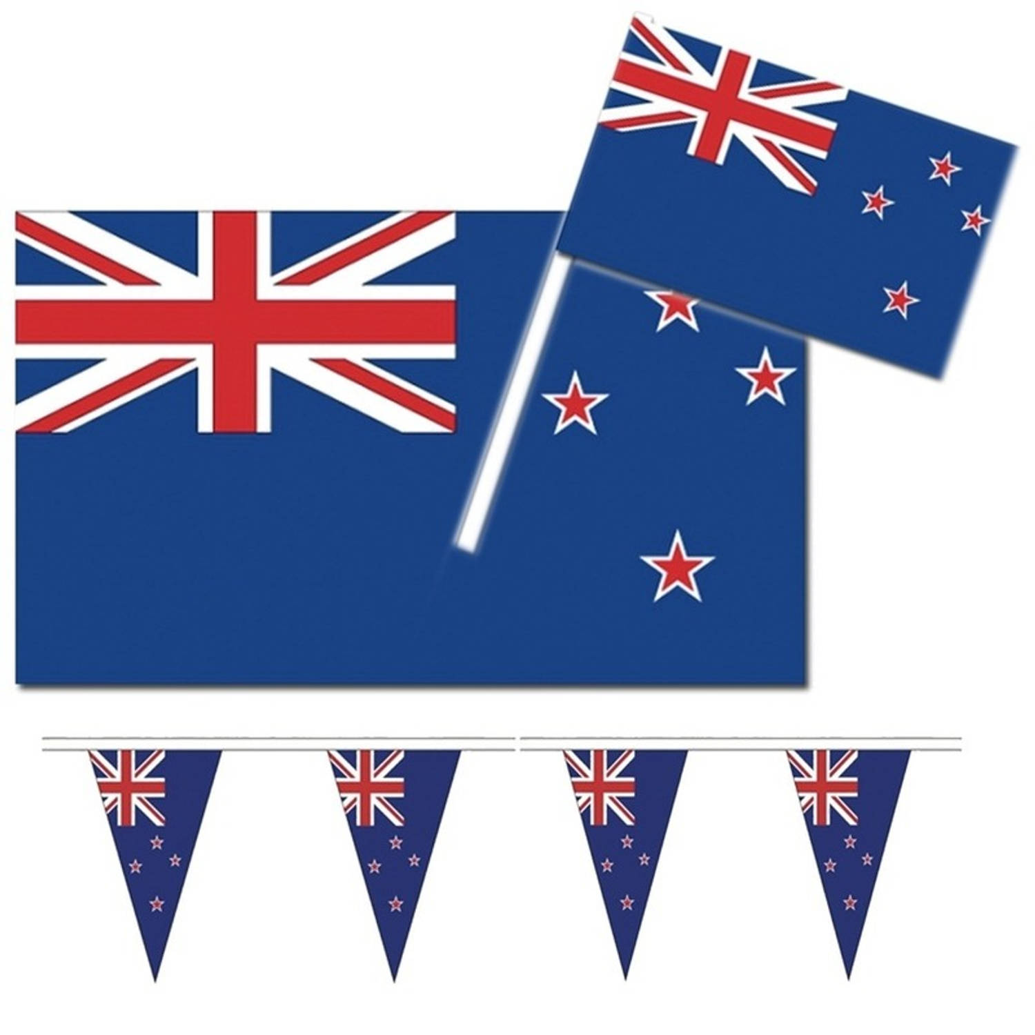 Feestartikelen Nieuw-zeeland Versiering Pakket Nieuw Zeeland Landen Thema Decoratie Nieuw-zeelandse 