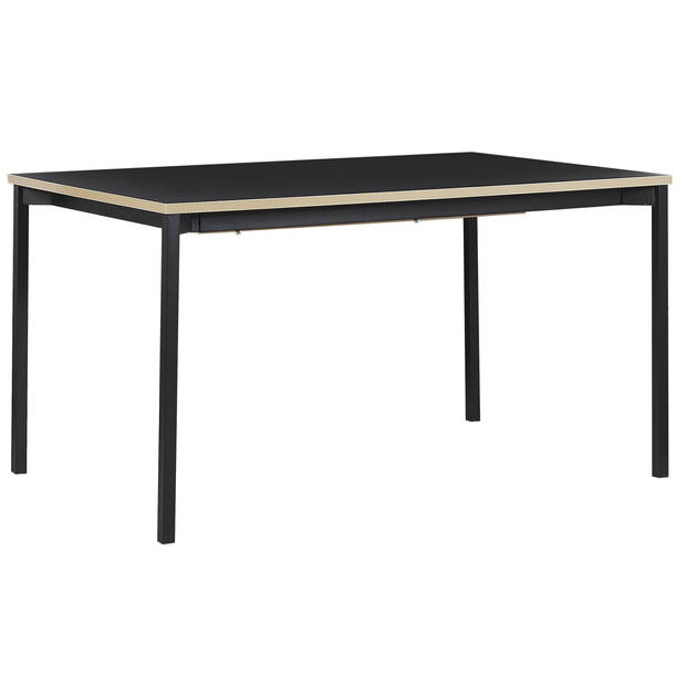 Beliani AVIS - Eettafel-Zwart-MDF