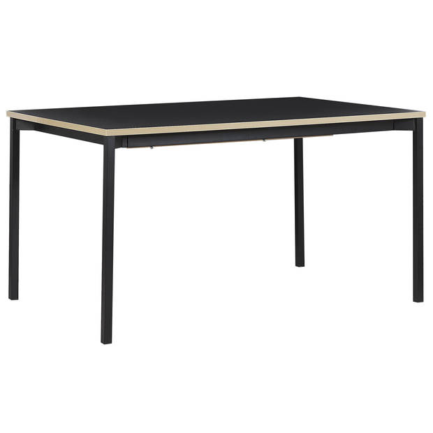 Beliani AVIS - Eettafel-Zwart-MDF