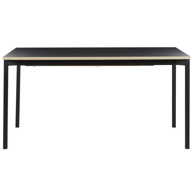 Beliani AVIS - Eettafel-Zwart-MDF