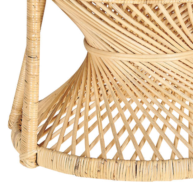 Beliani EMMANUELLE - Fauteuil-Natuurlijk-Rotan